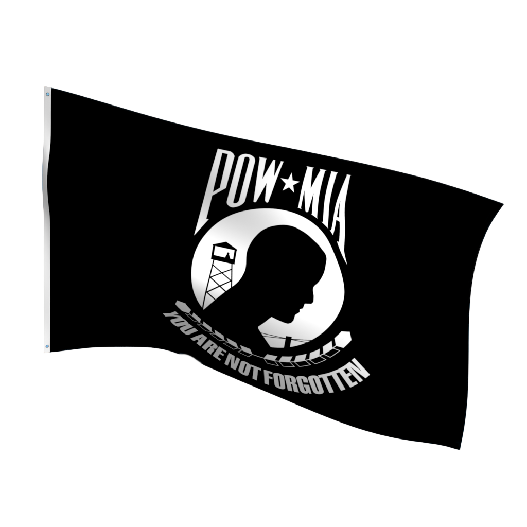 POW/MIA Nylon Flag – Single & Double Sided