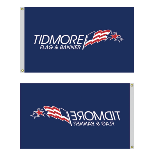 Custom Single Reverse Flag