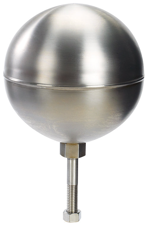 Satin Aluminum Ball Topper