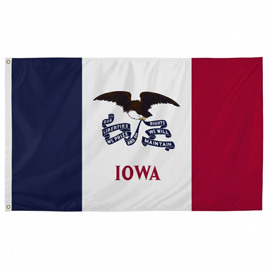 Iowa Polyester Flag