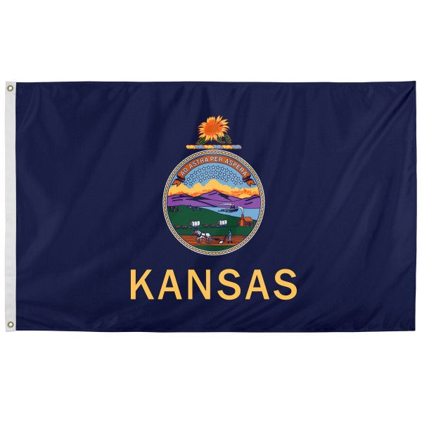 Kansas Polyester Flag