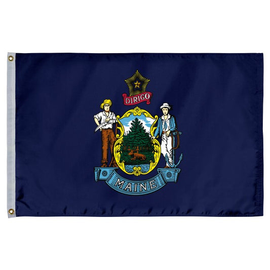 Maine Polyester Flag