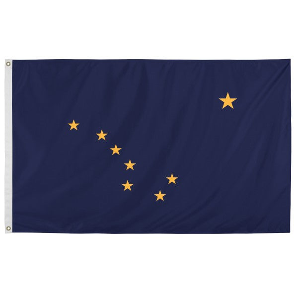 Durable polyester Alaska state flag