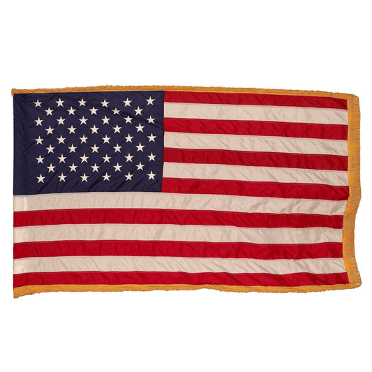 American Nylon Flag – Pole Sleeve with Fringe