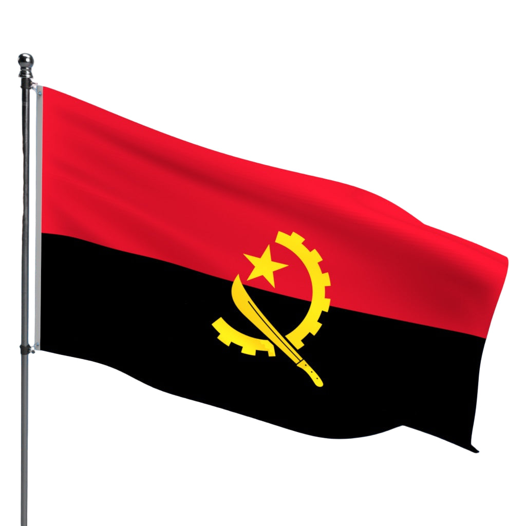Angola Flag – Outdoor and Indoor Nylon Angola Flag for Display