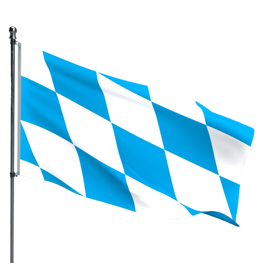 Bavaria Flag – Outdoor and Indoor Nylon Bavaria Flag for Display