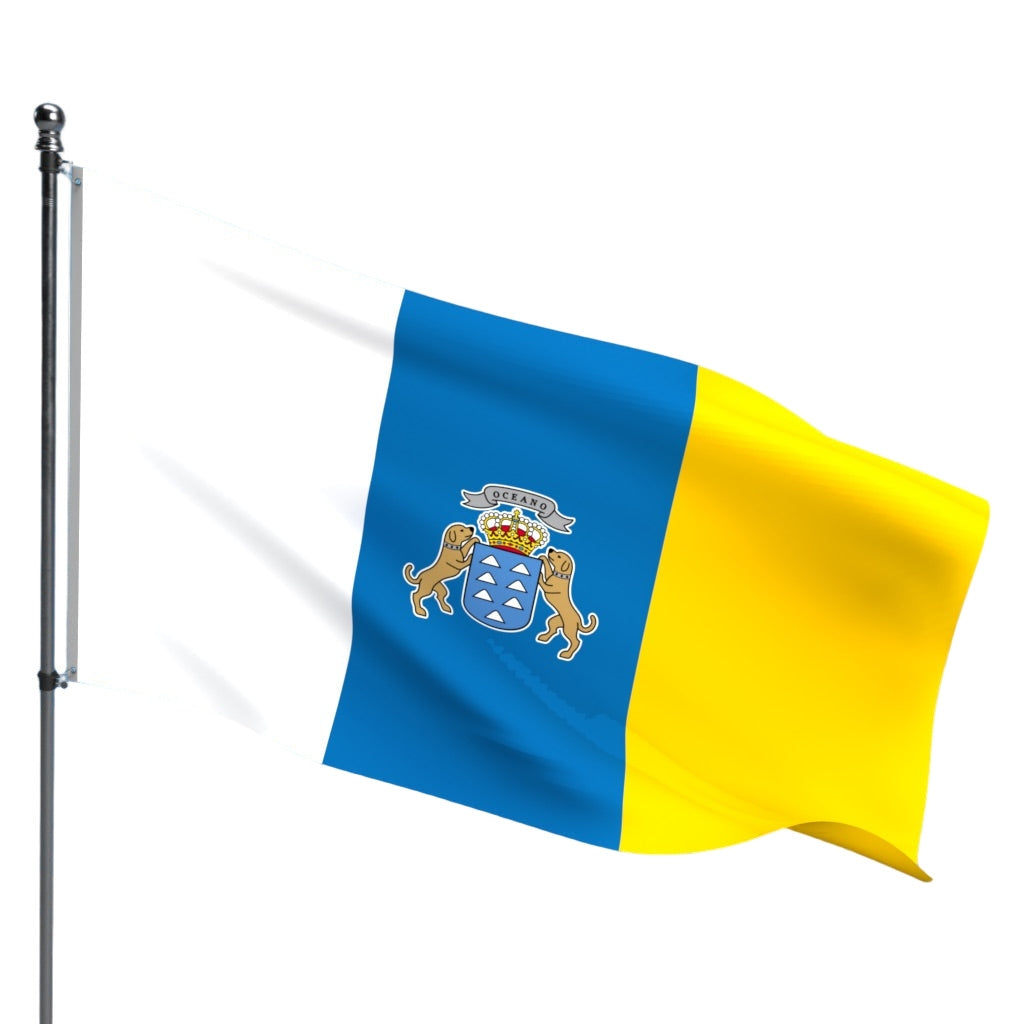 Canary Island Flag – Outdoor and Indoor Nylon Canary Island Flag for Display