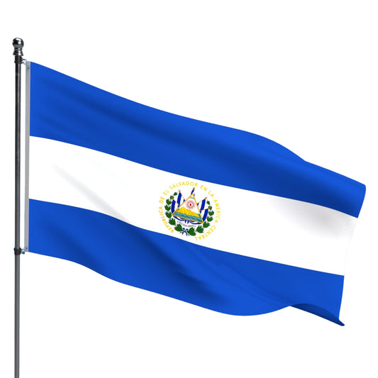 El Salvador Flag – Outdoor and Indoor Nylon El Salvador Flag for Display