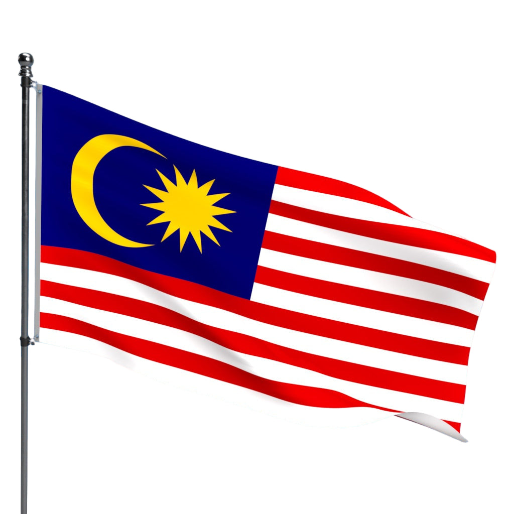 Malaysia Flag – Outdoor and Indoor Nylon Malaysia Flag for Display