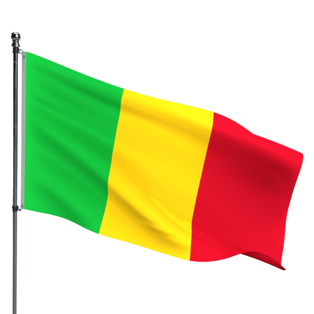 Mali Flag – Outdoor and Indoor Nylon Mali Flag for Display