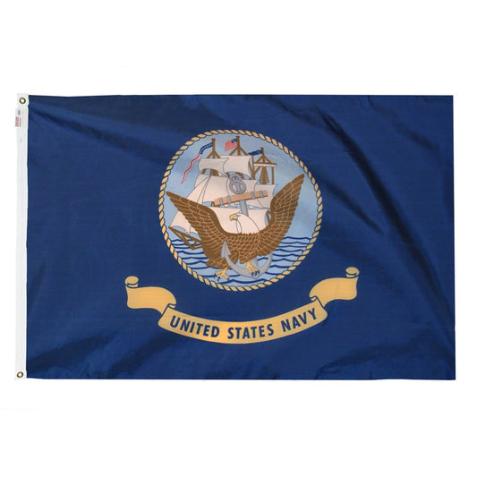 Navy Polyester Flag