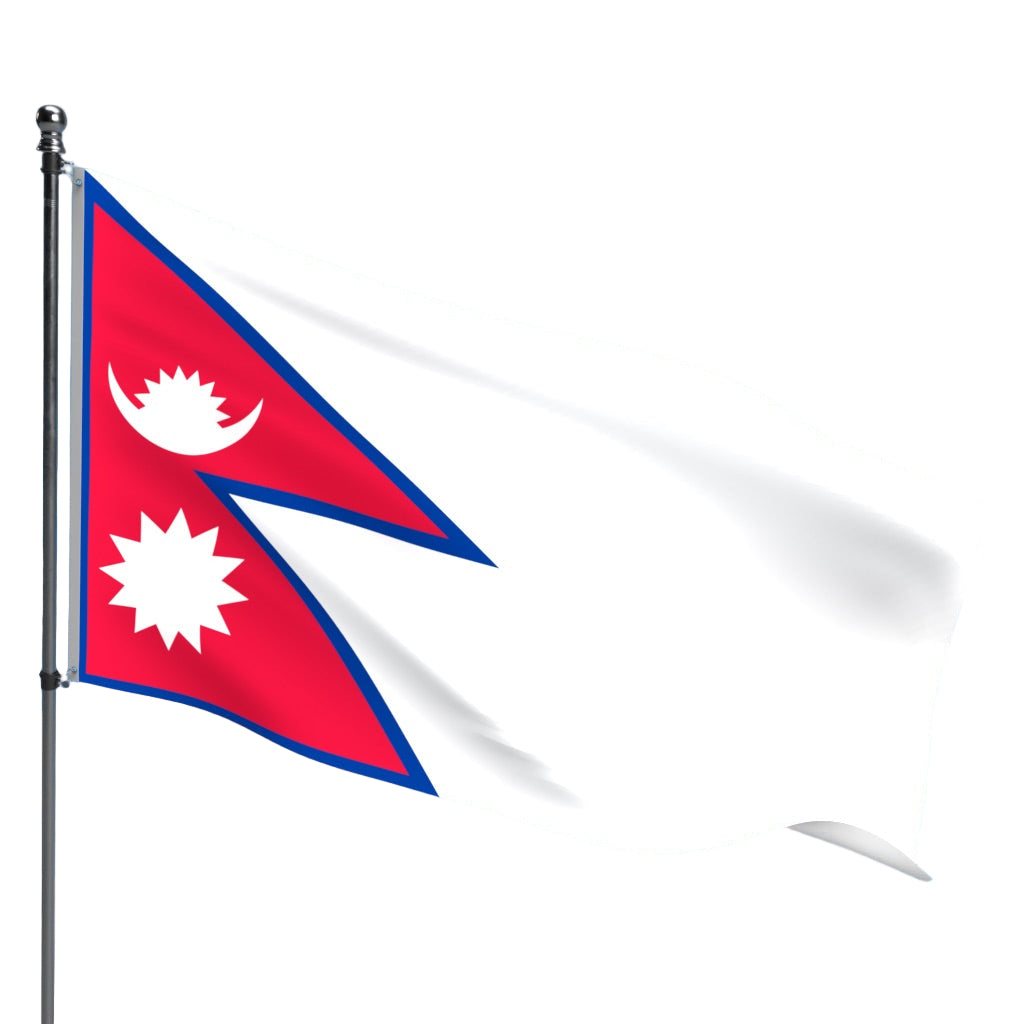 Nepal Flag – Outdoor and Indoor Nylon Nepal Flag for Display