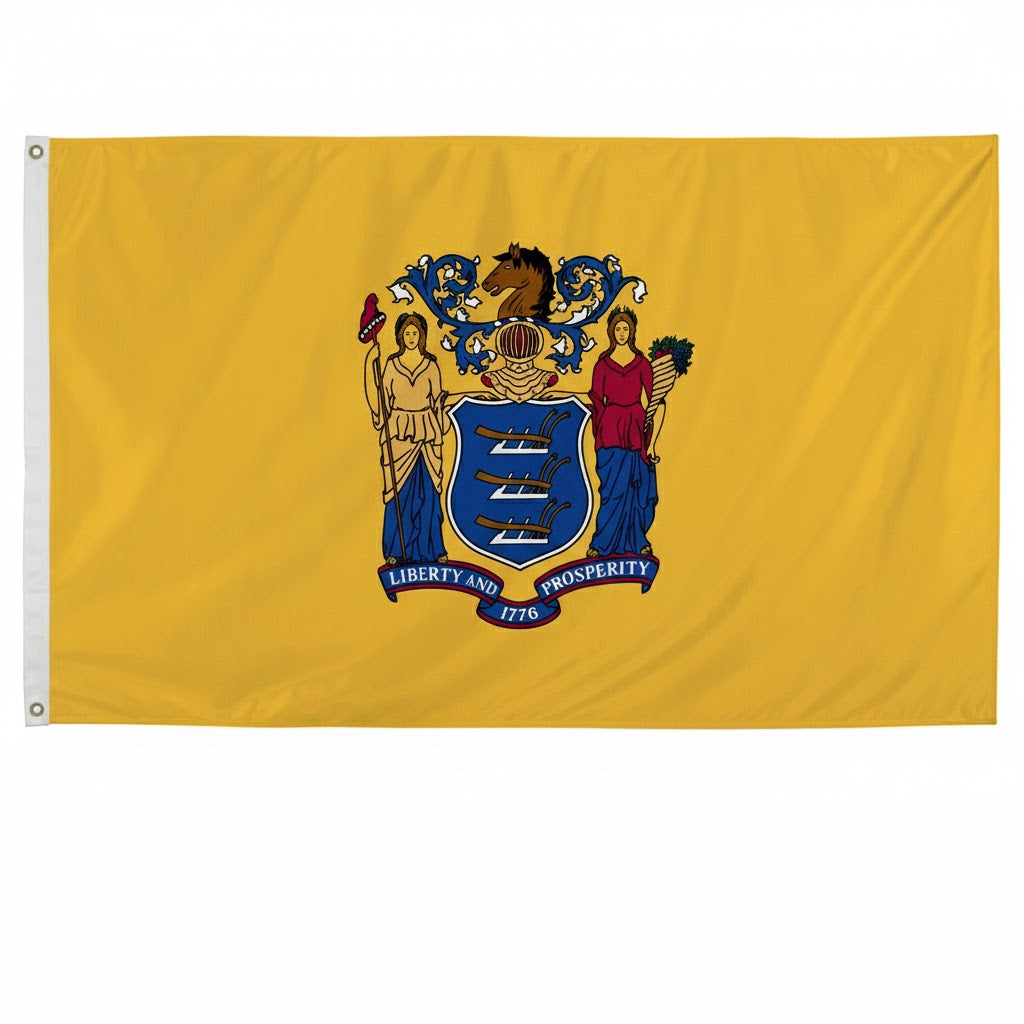 New Jersey Polyester State Flag