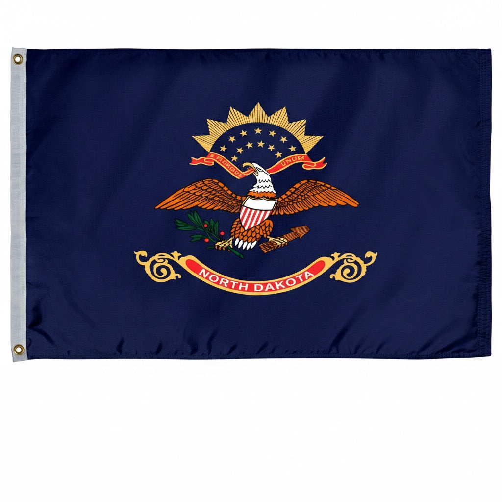 North Dakota Polyester Flag