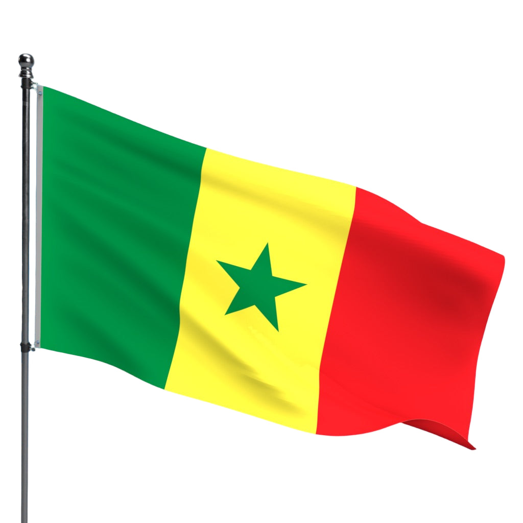 Senegal Flag – Outdoor and Indoor Nylon Senegal Flag for Display
