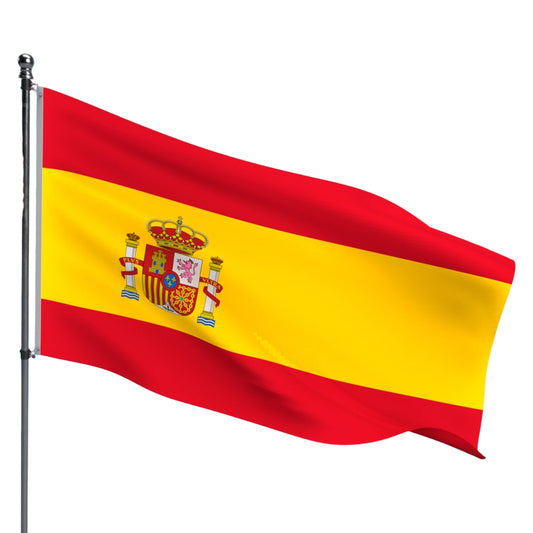 Spain Flag – Outdoor and Indoor Nylon Spain Flag for Display