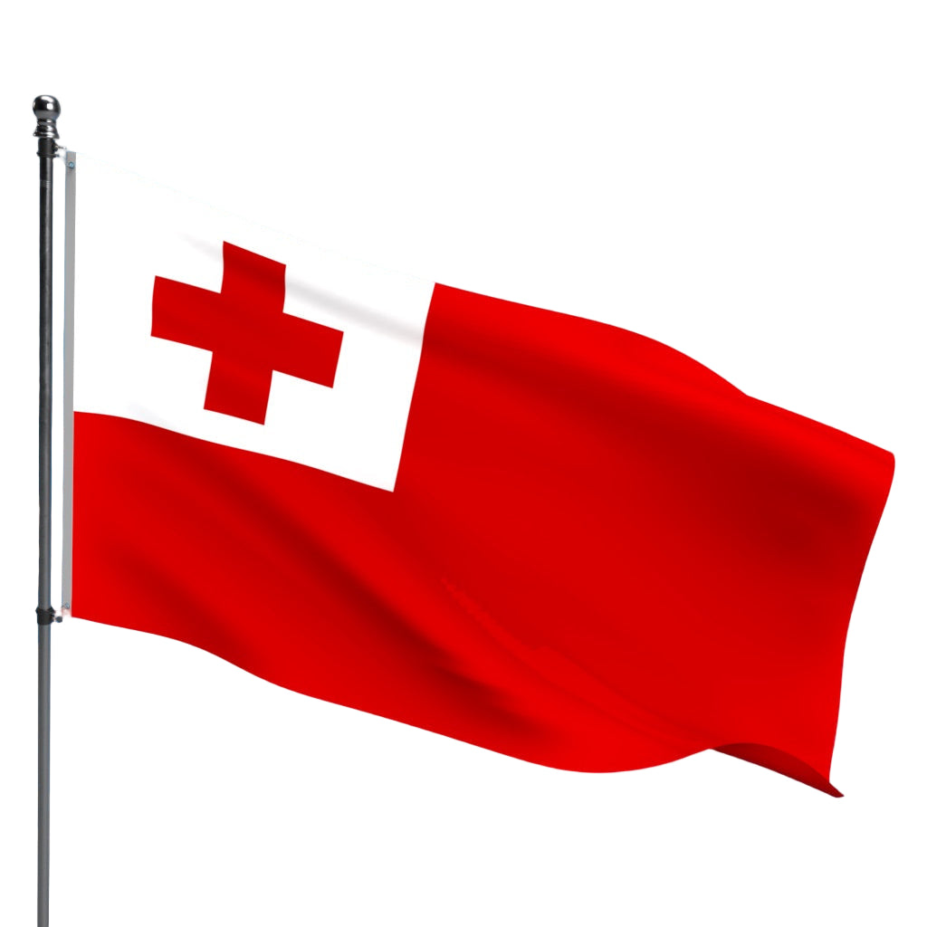 Tonga Flag – Outdoor and Indoor Nylon Tonga Flag for Display