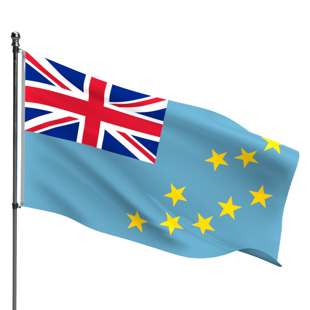 Tuvalu Flag – Outdoor and Indoor Nylon Tuvalu Flag for Display