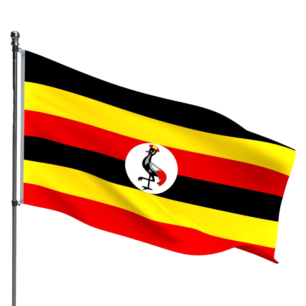 Uganda Flag – Outdoor and Indoor Nylon Uganda Flag for Display