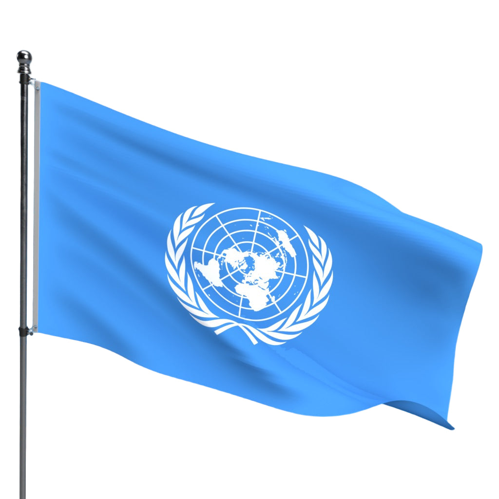 United Nations Flag – Outdoor and Indoor Nylon United Nations Flag for Display
