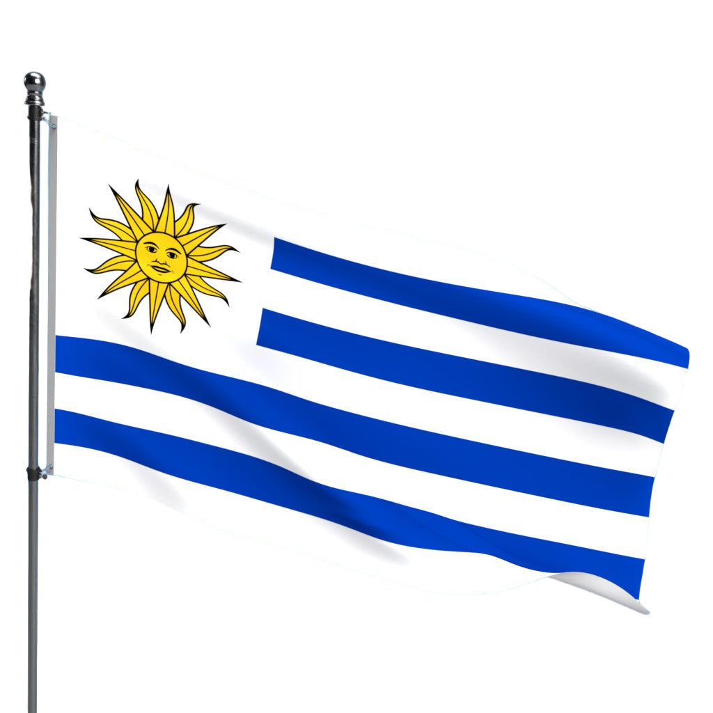 Uruguay Flag – Outdoor and Indoor Nylon Uruguay Flag for Display