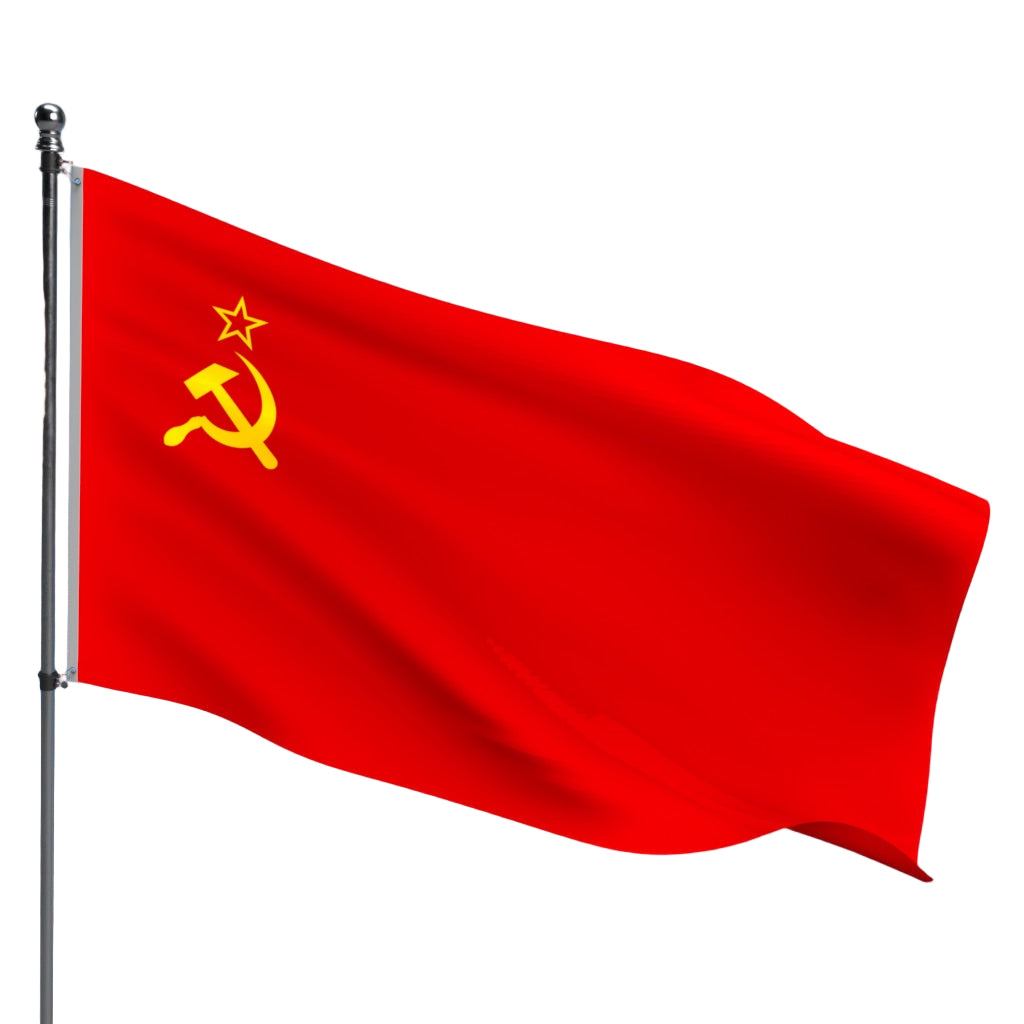 U.S.S.R. Flag – Outdoor and Indoor Nylon U.S.S.R. Flag for Display