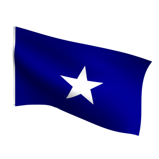 Bonnie Blue Flag made of long-lasting nylon with reinforced stitching