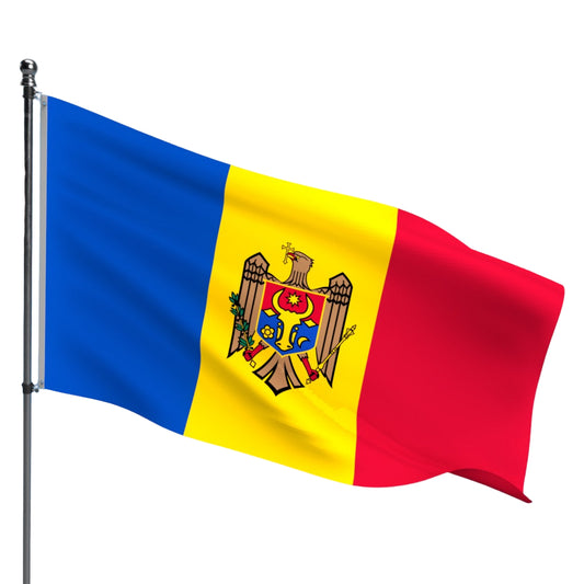 Moldova Flag – Outdoor and Indoor Nylon Moldova Flag for Display