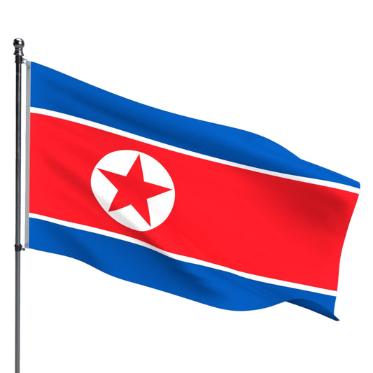 North Korea Flag – Outdoor and Indoor Nylon North Korea Flag for Display