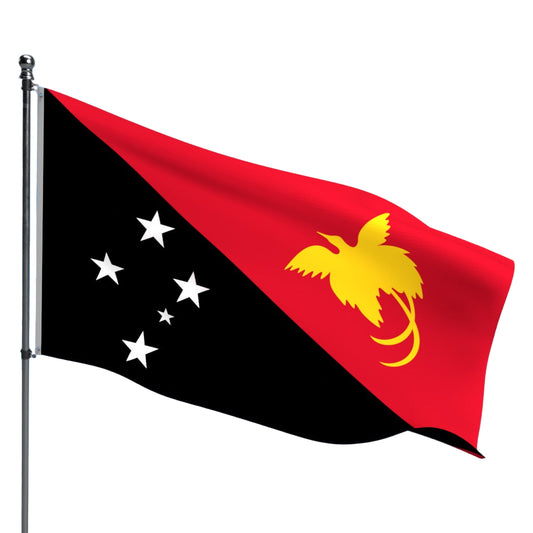 Papua New Guinea Flag – Outdoor and Indoor Nylon Papua New Guinea Flag for Display