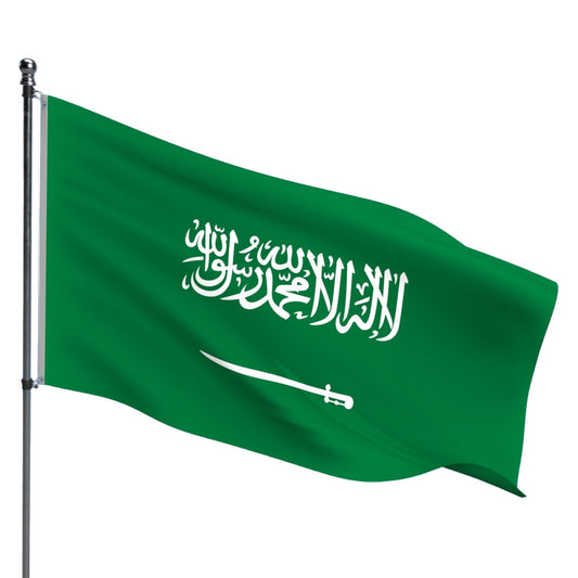 Saudi Arabia Flag – Outdoor and Indoor Nylon Saudi Arabia Flag for Display