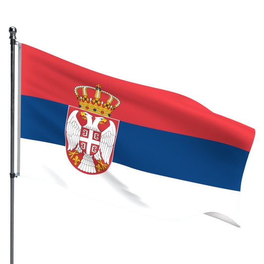 Serbia Flag – Outdoor and Indoor Nylon Serbia Flag for Display