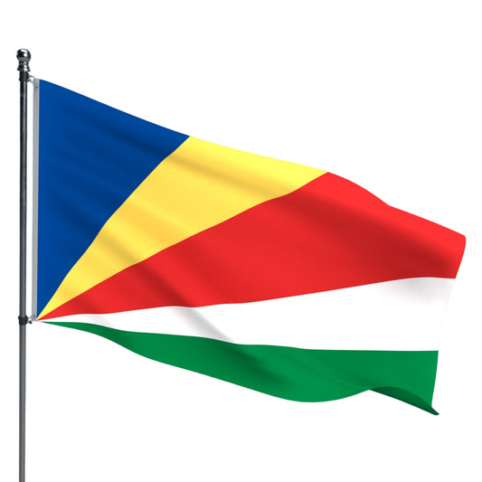 Seychelles Flag – Outdoor and Indoor Nylon Seychelles Flag for Display