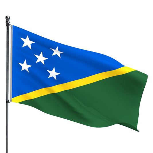 Solomon Islands Flag – Outdoor and Indoor Nylon Solomon Islands Flag for Display