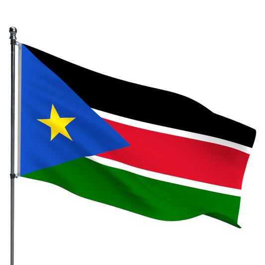 South Sudan Flag – Outdoor and Indoor Nylon South Sudan Flag for Display
