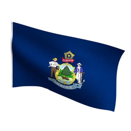 Maine Polyester Flag