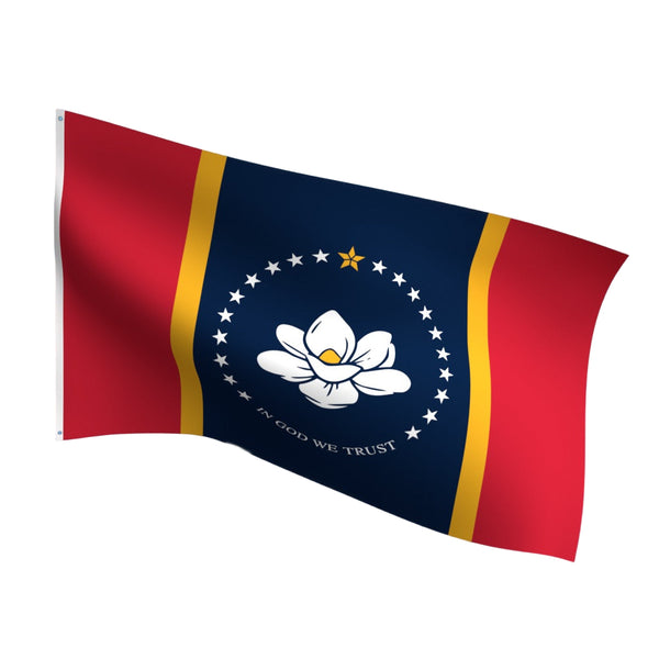 Mississippi State Flag Size Guide: What Size MS Flag Should You Fly ...