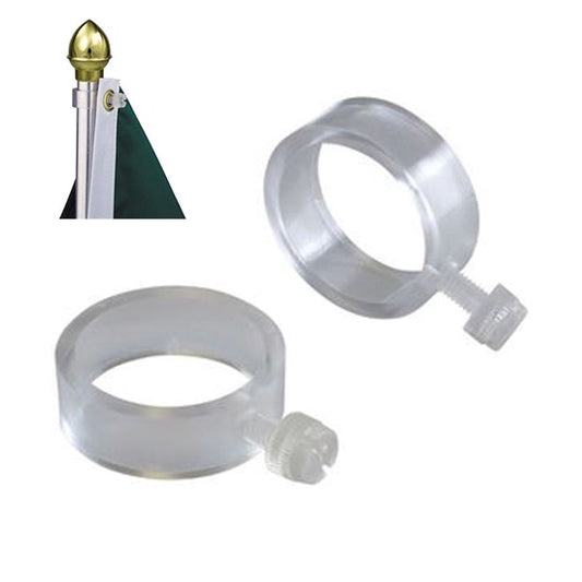 EZ Mount Flagpole Rings – Tangle-Free, Durable, Easy to Install (¾", 1", 1-3/8")