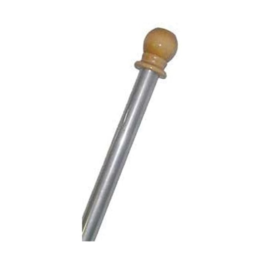 Aluminum Flagpole with Wood Ball – 5ft & 6ft Residential Flag Poles