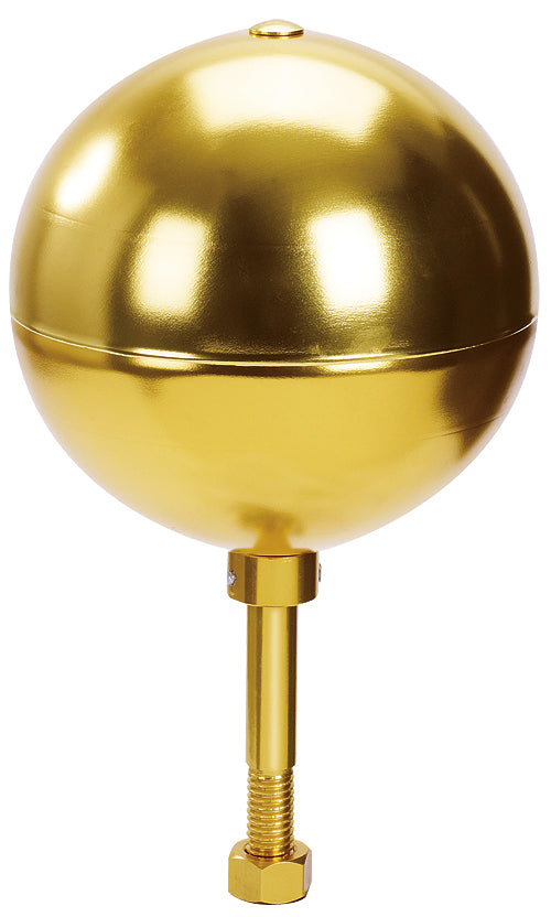 Gold Aluminum Ball Flagpole Topper