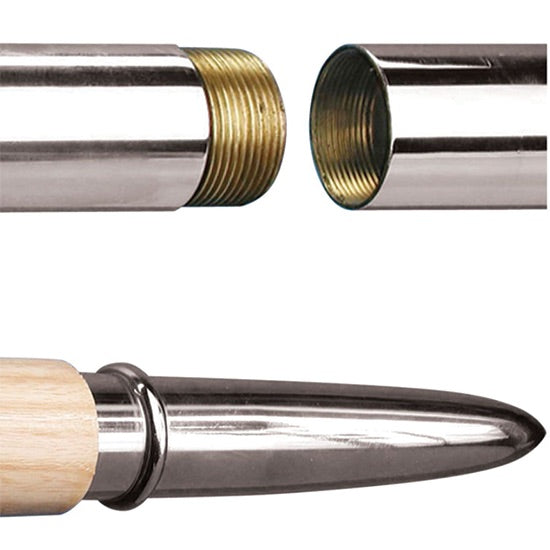 Guidon Pole - Chrome Joints & Army  Spear