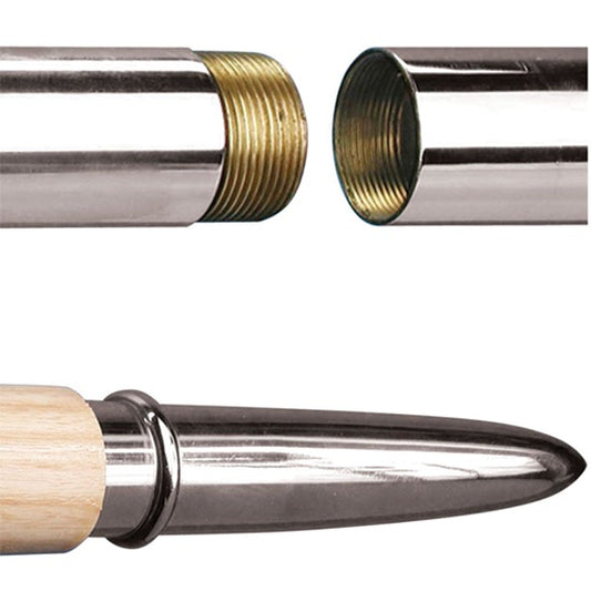Guidon Pole - Chrome Joints & Army  Spear