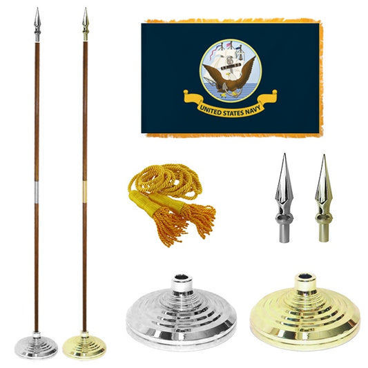 Navy Flag Presentation Set