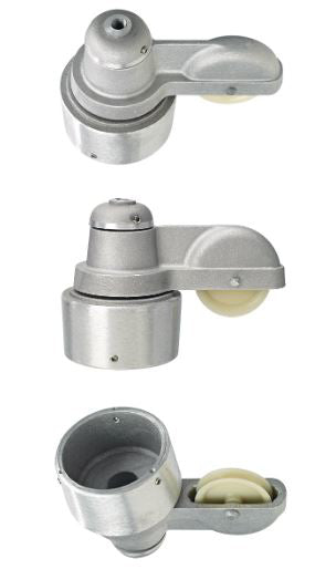 Cap Style Single Revolving Truck – External Halyard, Cast Aluminum Construction