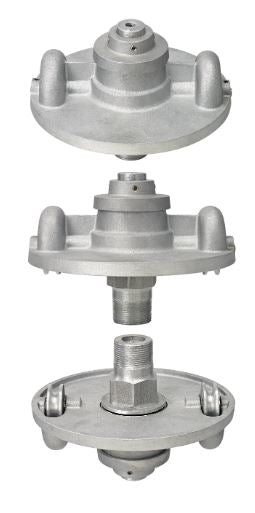 Heavy-Duty Double Revolving Truck – External Halyard, Cast Aluminum Construction