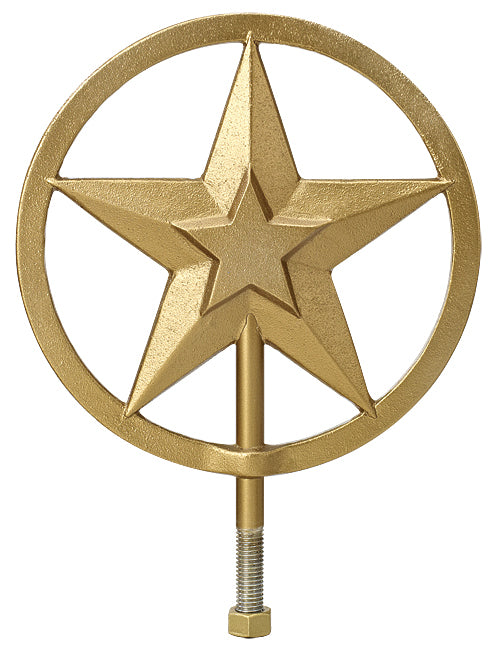 Texas Star Finial Flagpole Topper