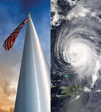 Xtreme Revolving Series - External Halyard Flagpole