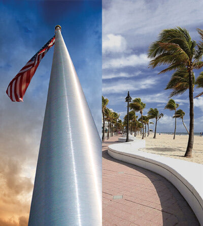 Xtreme Revolving Series - Internal Halyard Flagpole