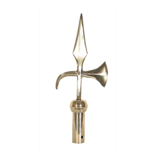 Battle Axe with Ferrule Topper – Indoor Display Battle Accessory with Premium Craftsmanship
