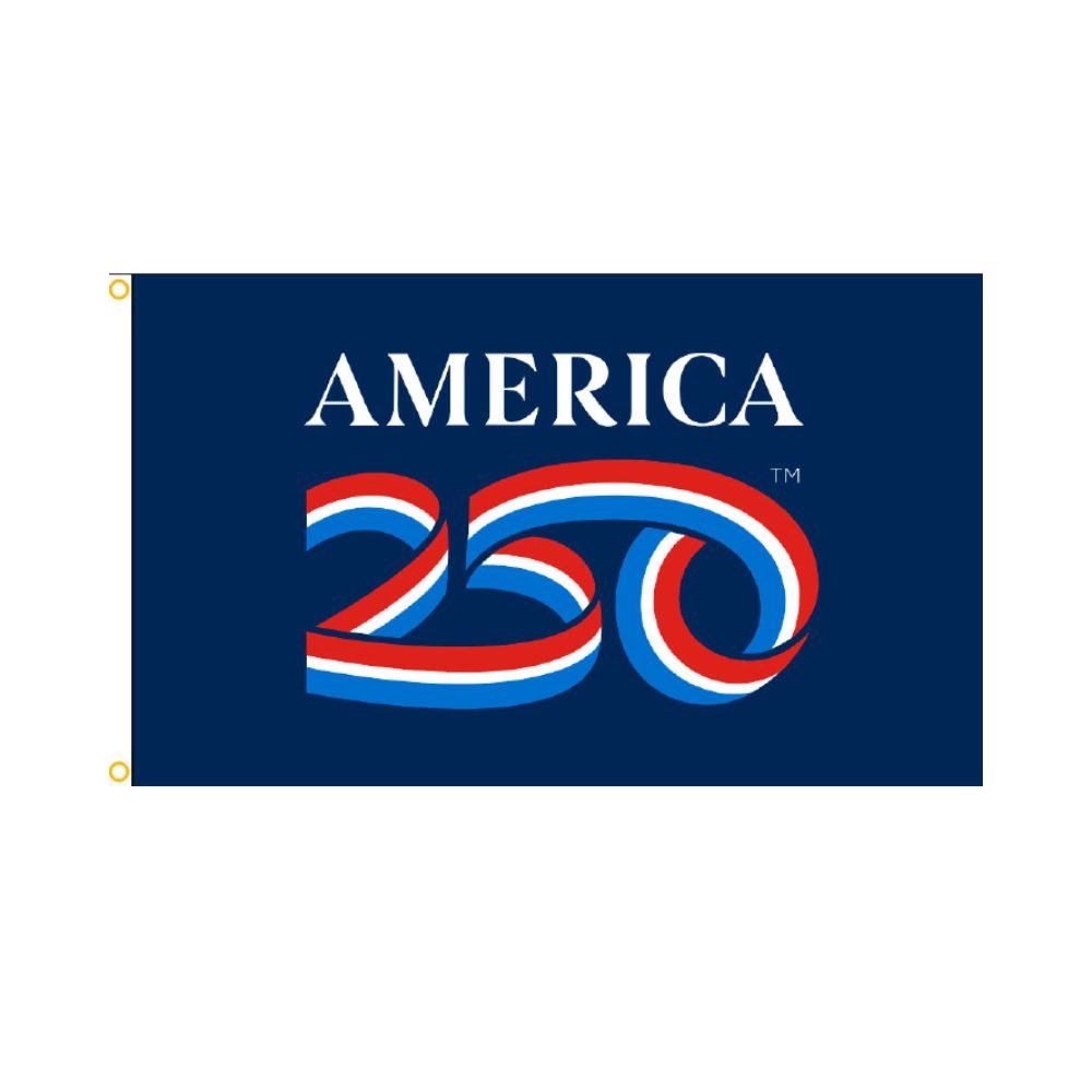 Official America 250th Anniversary Flag in Blue